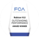 FCA - Rubicon VLS Outstanding Performance award badge